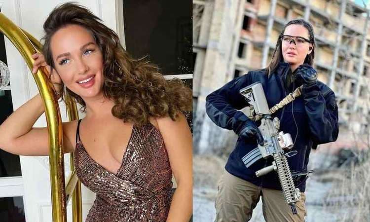 Ex-Miss Ucrânia é a favor da resistência armada contra a Rússia