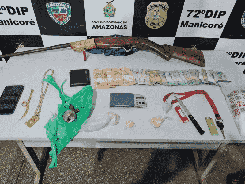 PM prende seis homens por tráfico de drogas no interior do Amazonas