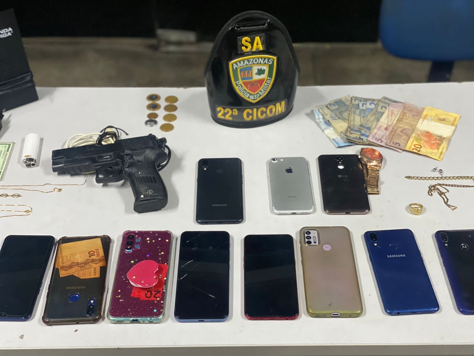 Quadrilha é presa por roubo a coletivo 678 em Manaus