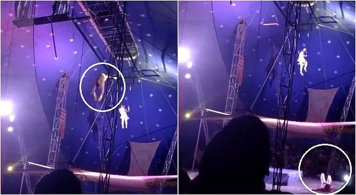 VÍDEO: trapezista despenca durante apresentação de circo na Grande Fortaleza