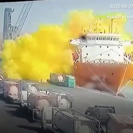Vídeo: explosão após vazamento de gás deixa 12 mortos e mais de 250 intoxicados na Jordânia