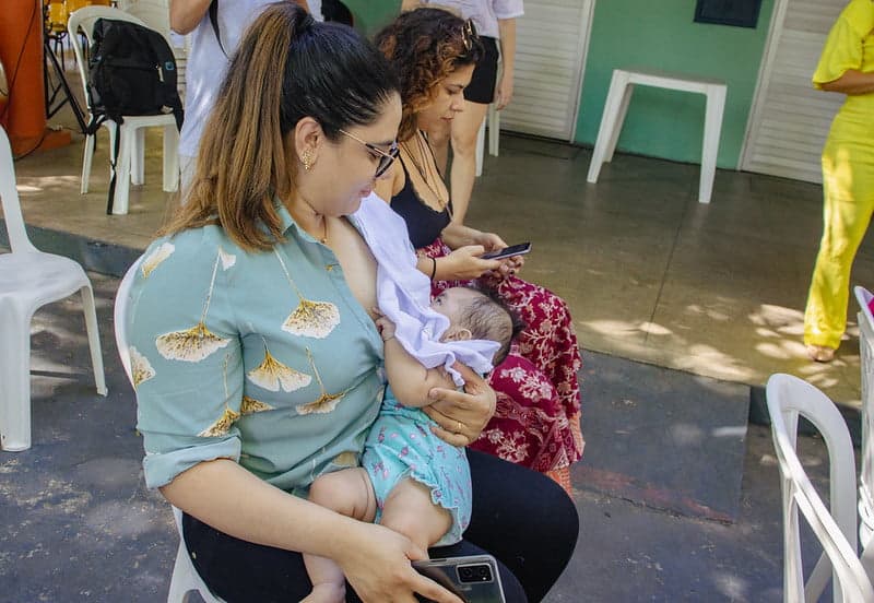 Agosto Dourado: Cidade da Criança recebeu a ‘Hora do Mamaço’