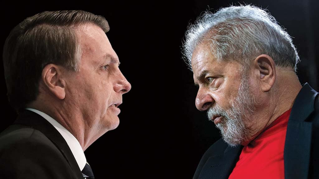 Bolsonaro e Lula disputam 2º turno para a presidência