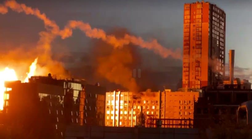 Rússia lança drones kamikazes em ofensiva na capital ucraniana