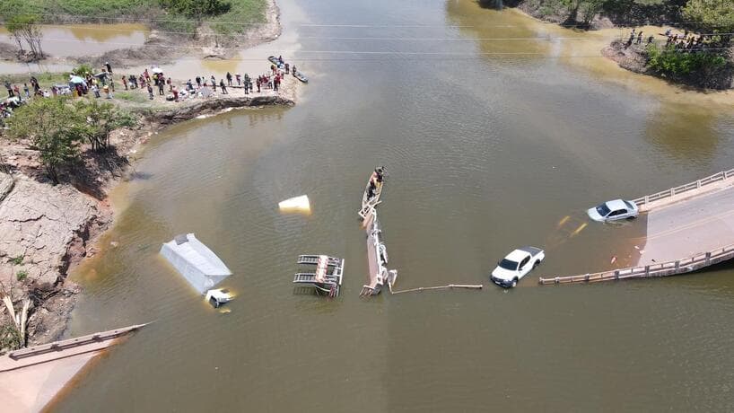 Dnit afirma que não identificou problemas em ponte que desabou na BR-319
