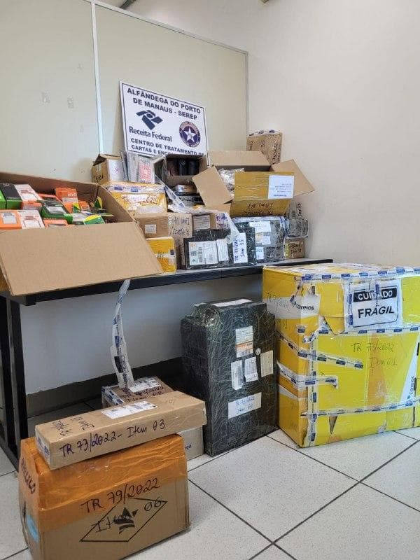 Mercadoria irregular é apreendida nos Correios e avaliada em R$ 348 mil