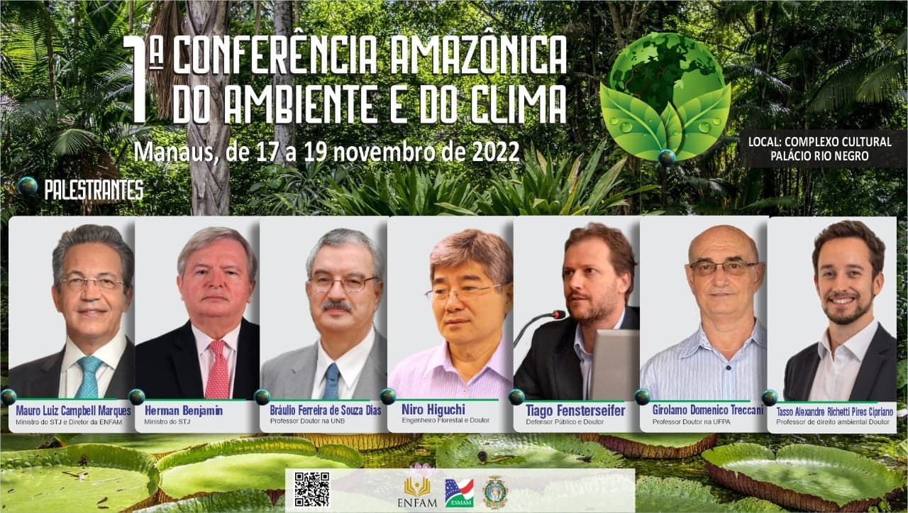Ministro Mauro Campbell convida para ‘1ª Conferência Amazônica do Clima e do Meio Ambiente’