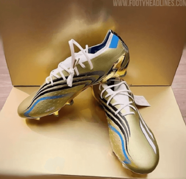 Vazam imagens da “chuteira de ouro” que Messi usará na Copa