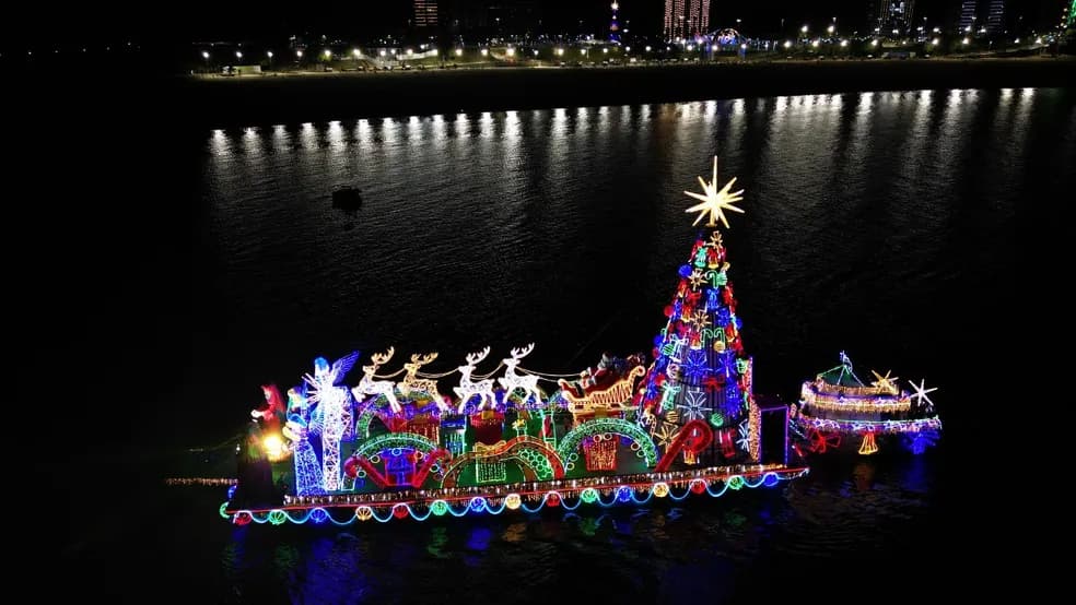 Nossa Senhora do Livramento recebe ‘Presépio Flutuante’