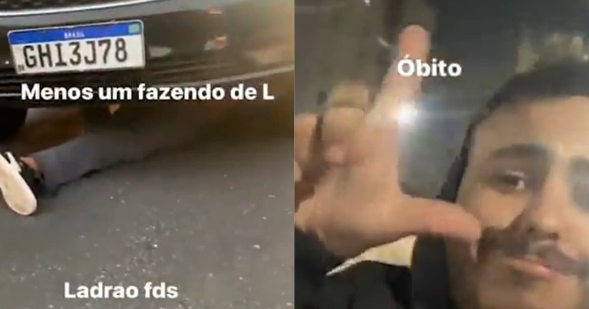 Motorista atropela homem e debocha na internet: “Menos um pra fazer o L”
