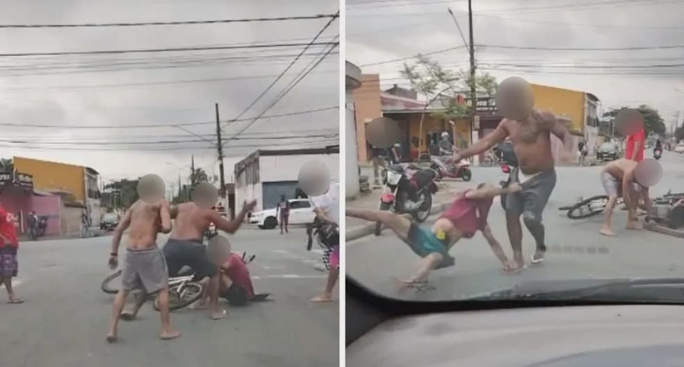 Homem espancado em SP após grito de “pega ladrão” é inocente, diz dono de moto