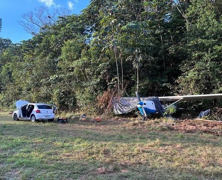Polícia descobre pista de pouso clandestina em área de mata no AM