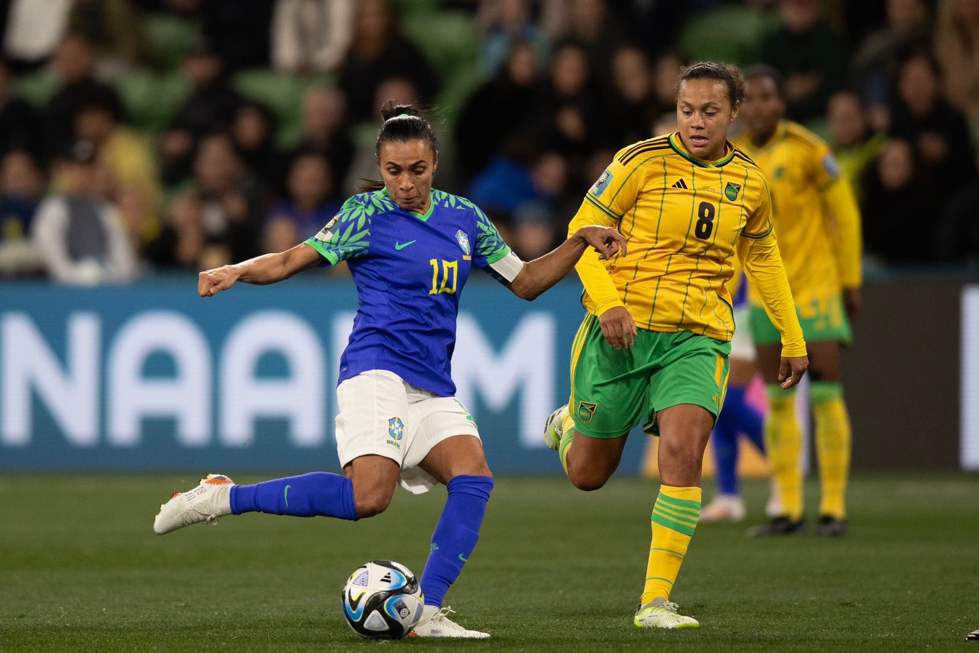 Copa do Mundo Feminina: Brasil empata com a Jamaica e é eliminado na despedida de Marta