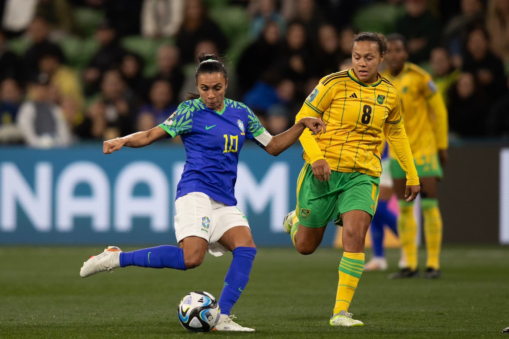 Copa do Mundo Feminina: Brasil empata com a Jamaica e é eliminado na despedida de Marta