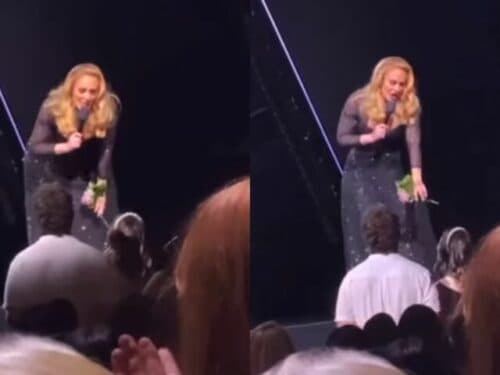 VÍDEO: Adele recebe convite para ser madrinha de casamento de brasileiros, em Las Vegas