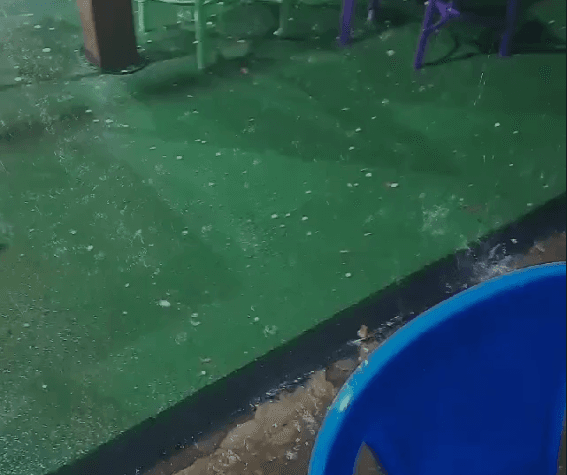 VÍDEOS: Temporal e granizo causam prejuízos no Tocantins