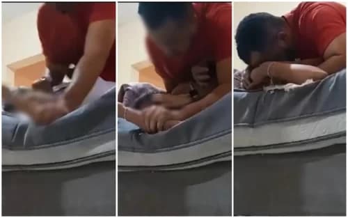 IMAGENS FORTES: Mulher divulga vídeo sendo agredida pelo marido e pede socorro, em SP