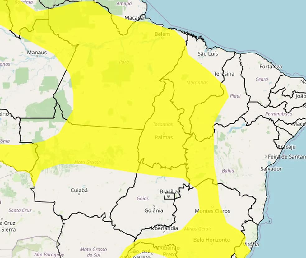 Após onda de calor, Tocantins tem previsão de semana chuvosa e tempestades