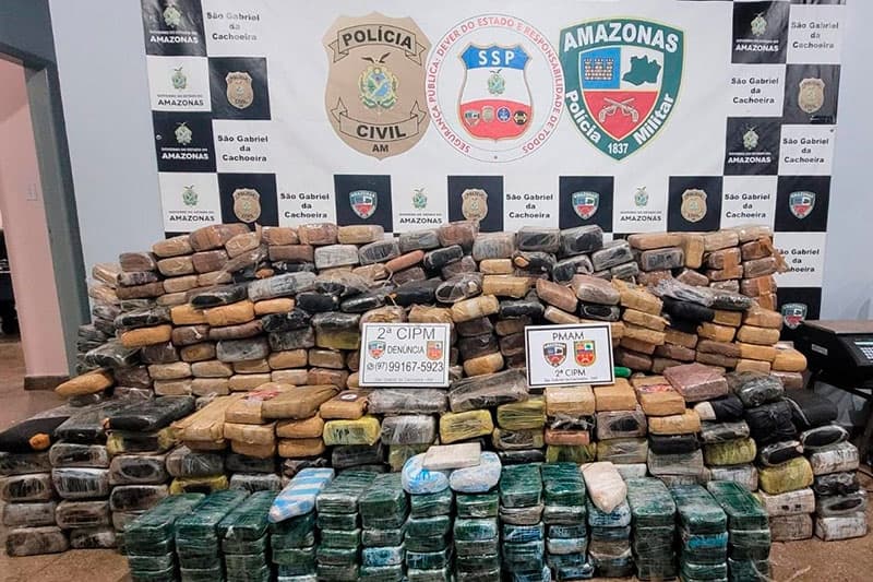 Em dez dias, Polícia Militar apreende quase duas toneladas de drogas