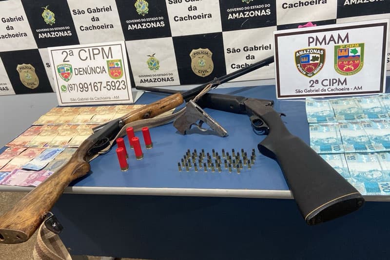 Ações da PM resultam em prisões e preensões no Amazonas