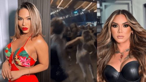 VÍDEOS: Influenciadoras amazonenses brigam durante pagode no fim de semana