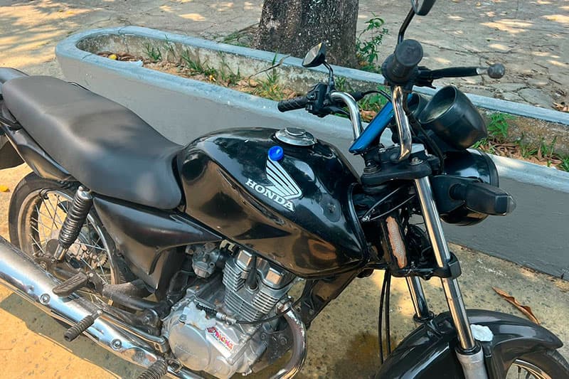 Com apoio do sistema Oráculo, PM prende homem e apreende motocicleta clonada