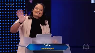 Quem é Jullie Dutra, primeira participante a vencer o “Quem Quer Ser Um Milionário”