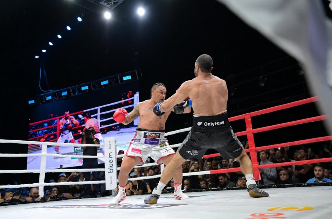 FIGHT: Luta de Popó x Bambam termina em 36 segundos do 1º round