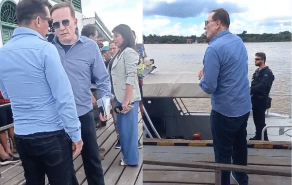 VÍDEO: Jornalista Roberto Cabrini é confrontado por homem durante investigação na Ilha do Marajó-PA