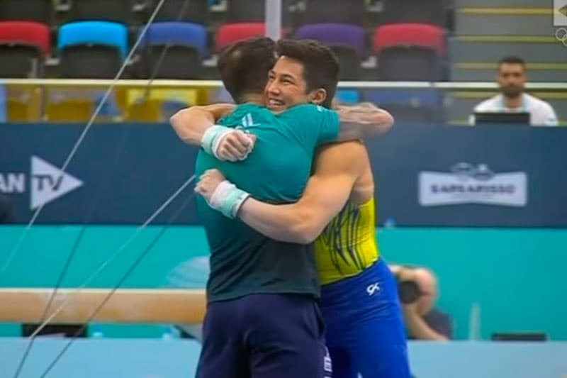 Arthur Nory conquista a prata para o Brasil na Copa do Mundo de Ginástica Artística
