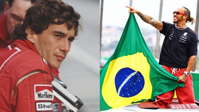 “Meu herói”, diz Hamilton em homenagem a Ayrton Senna