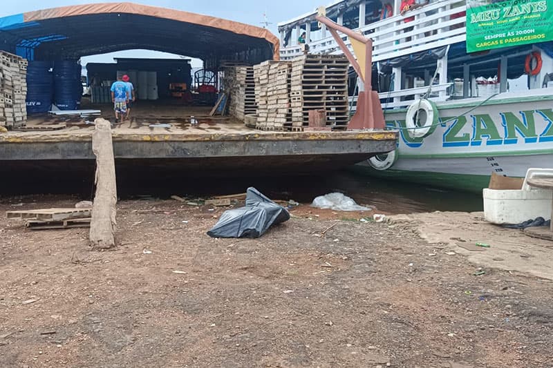 Corpo de homem é encontrado às margens do rio Negro, em Manaus