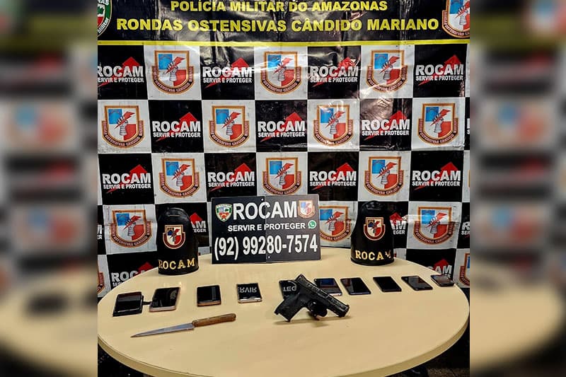 Em Manaus, três homens são presos por roubo a ônibus da linha 652