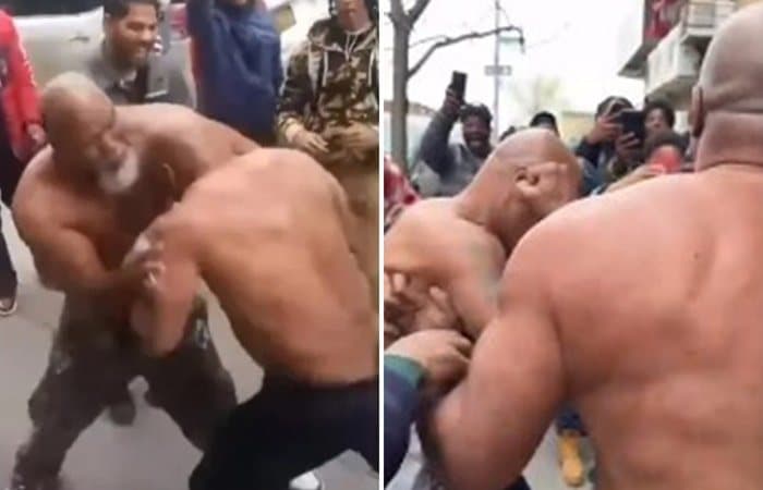 VÍDEO: Mike Tyson “briga” em via pública às vésperas de luta com Jake Paul