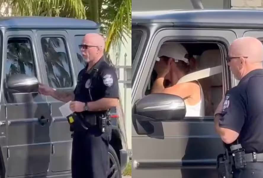 VÍDEO: Gisele Bündchen chora após ser parada por policial e levar multa, nos EUA