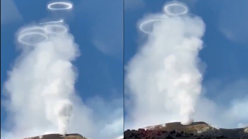VÍDEO: vulcão Etna, mais ativo da Europa, solta anéis de fumaça e gera curiosidade