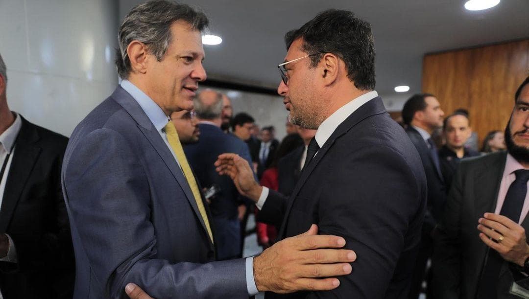 Wilson Lima recebe aval de Haddad para empréstimo de R$ 1,4 bilhão