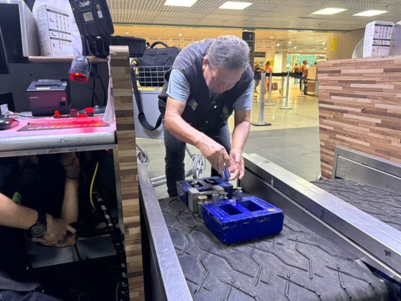 Balanças de bagagens são reprovadas e interditadas no Aeroporto de Manaus