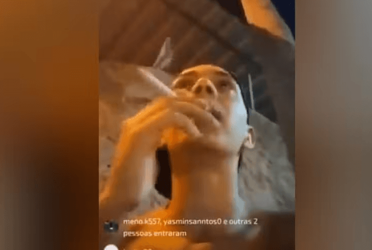 VÍDEO: Jovem é morto a tiros enquanto fazia live no Instagram