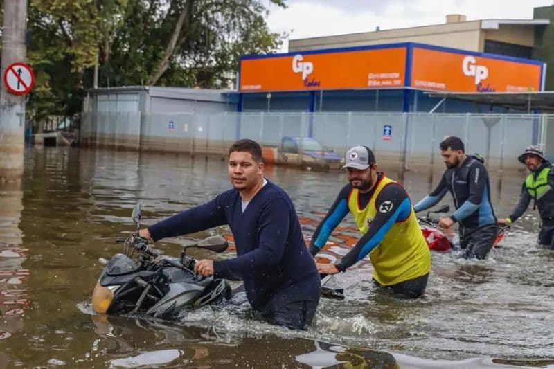 Nível do lago Guaíba cai 17 centímetros em Porto Alegre (RS) e água segue baixando