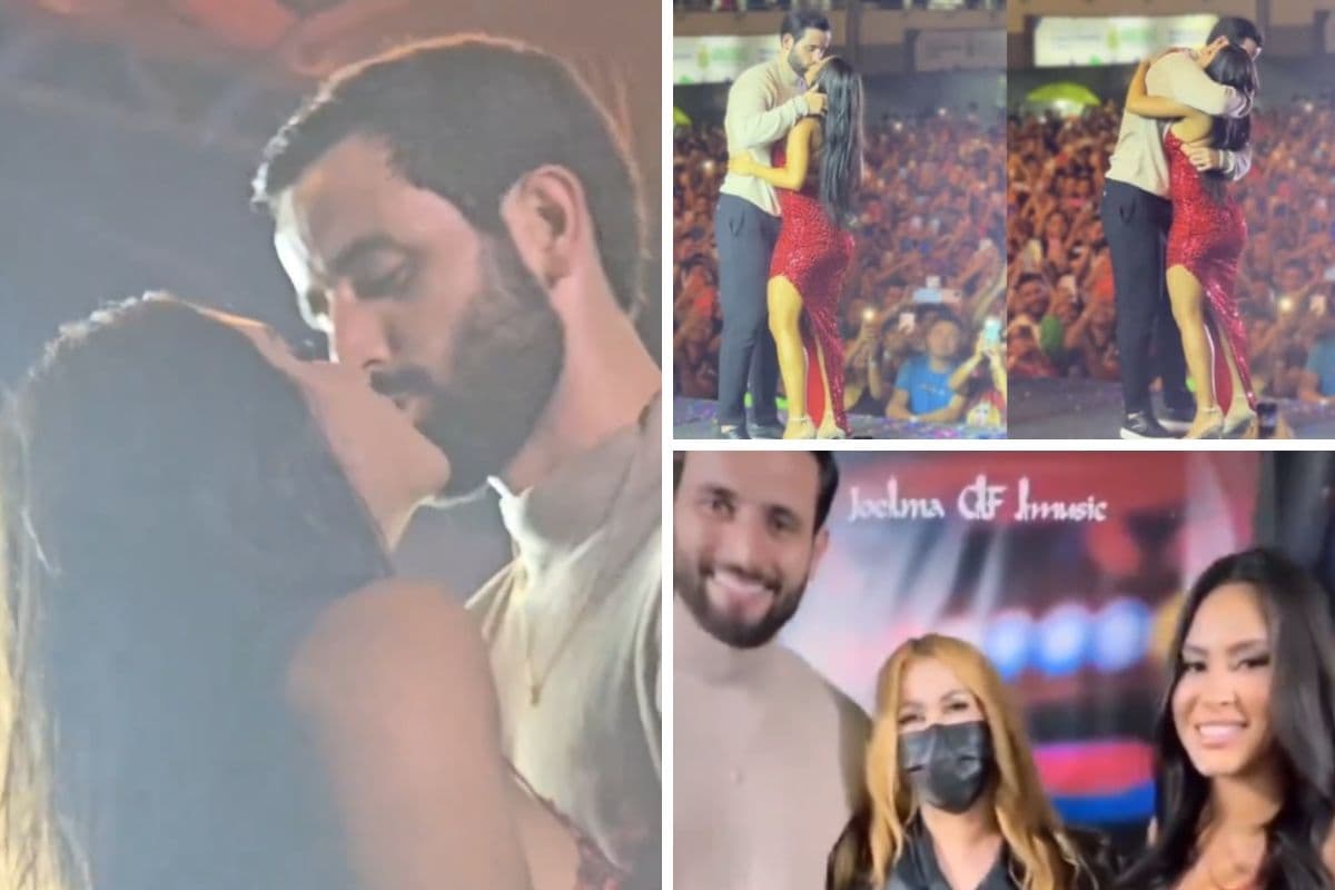 “Atravessei o país atrás dela”: Matteus se declara para Isabelle no palco do show da Joelma