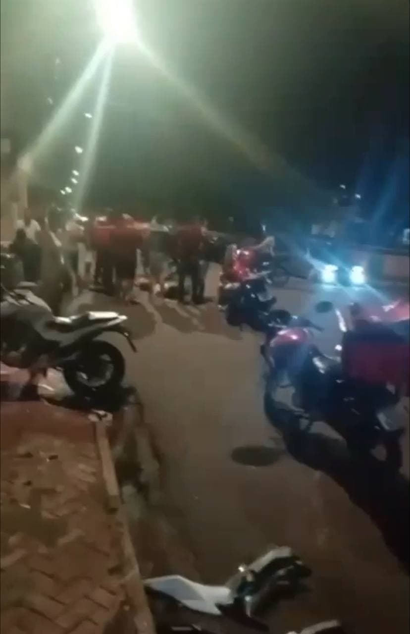 VÍDEO: Acidente grave deixa motociclistas feridos na Avenida Brasil