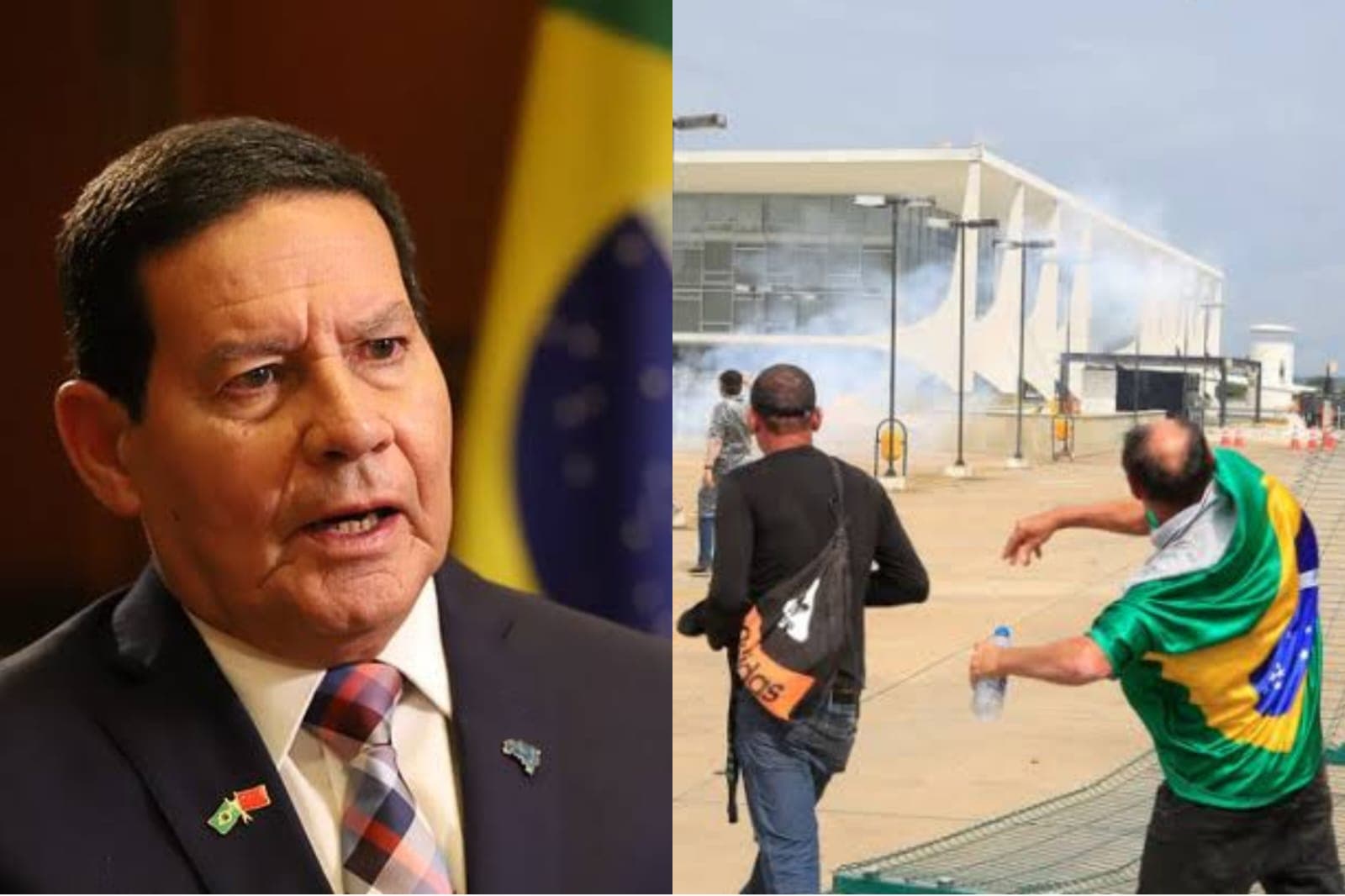 Mourão pede asilo político na Argentina para condenados pelos atos do 8 de Janeiro