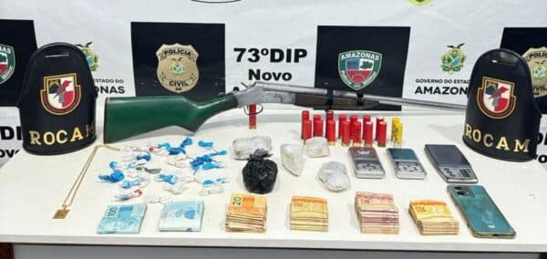 Traficante é preso vendendo drogas em balsa no município de Novo Aripuanã