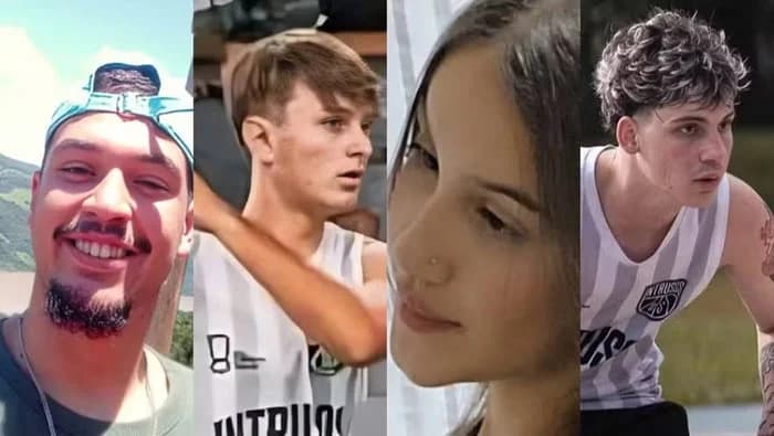 Vídeo: Quatro jovens a caminho de competição de basquete morrem após colisão com carreta, no RS