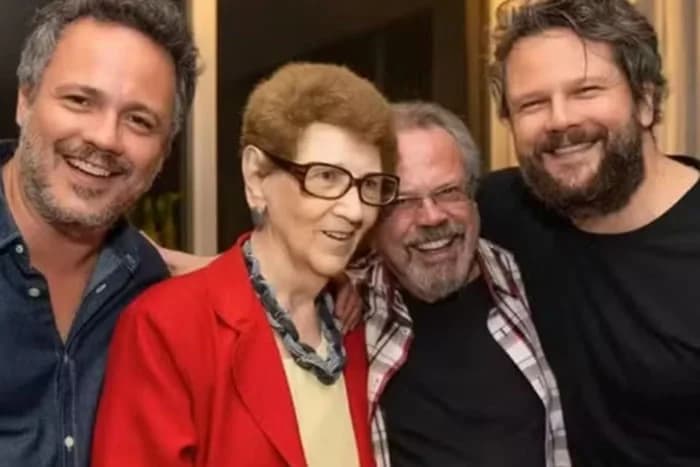 Mãe dos atores Selton e Dalton Mello morre aos 83 anos “Voos infinitos”
