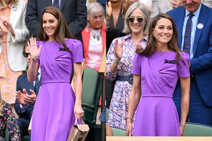 Kate Middleton surge na final do torneio de Wimbledon e é aplaudida de pé
