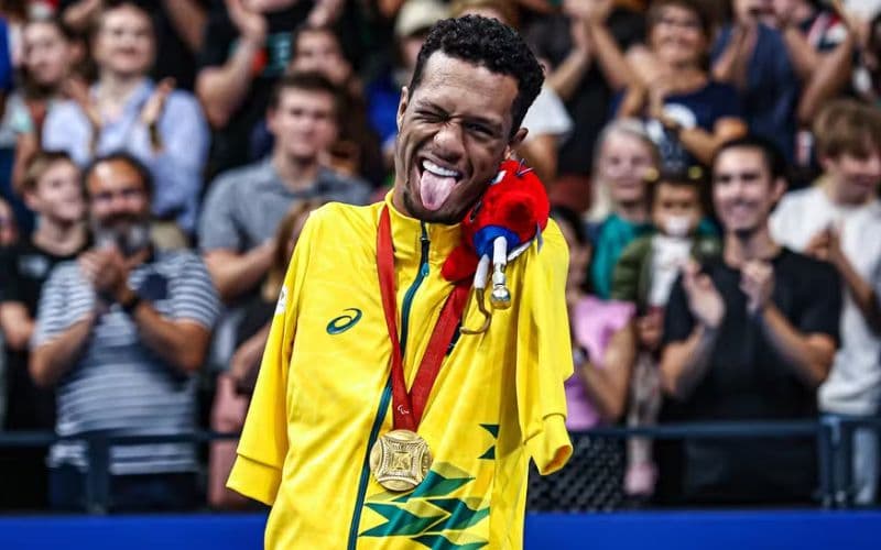 Brasil ganha primeiro ouro com Gabriel Araújo na natação nas Paralimpíadas de Paris 2024