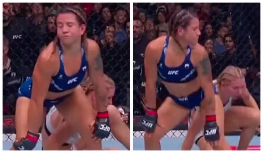 VÍDEO: Lutadora argentina gera polêmica ao rebolar na frente de adversária após vitória no UFC Paris