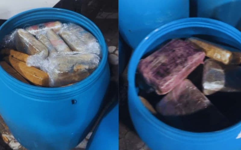 Caminhão com 2,5 toneladas de drogas é apreendido em posto de gasolina em Manaus